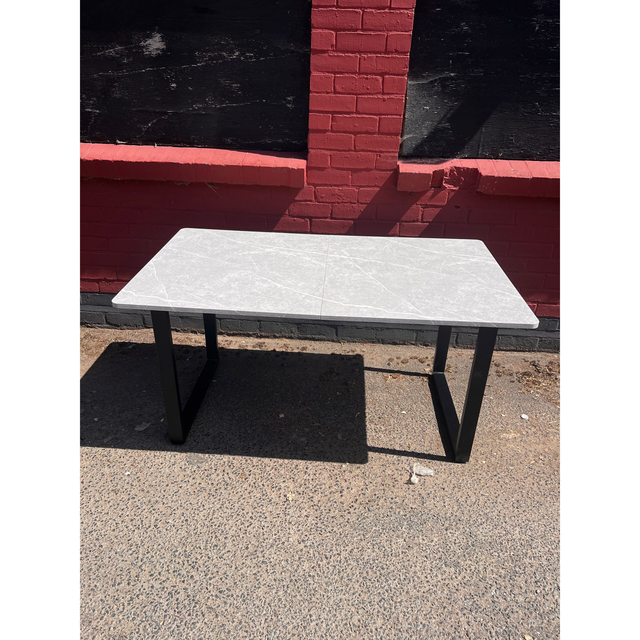 Marble Dining Table 70x160 Box Leg - Image 4