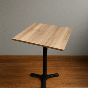 Wood Effect Cafe Table Laminated
