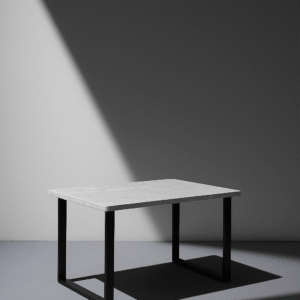 Marble Dining Table 70x160 Box Leg