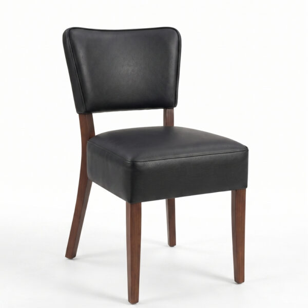 The Noir Classic Resturant Dinning Chair (Black)