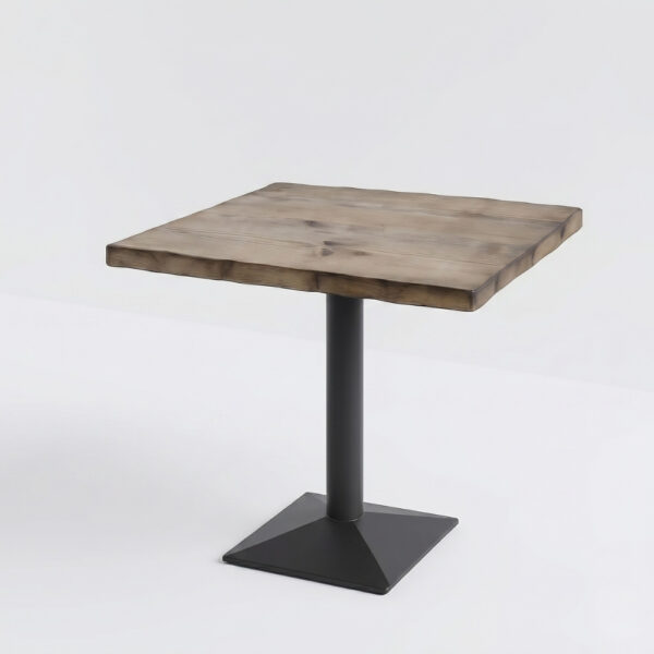 The Metro Rustic Cafe/Restaurant Table (Waney/Live Edge)