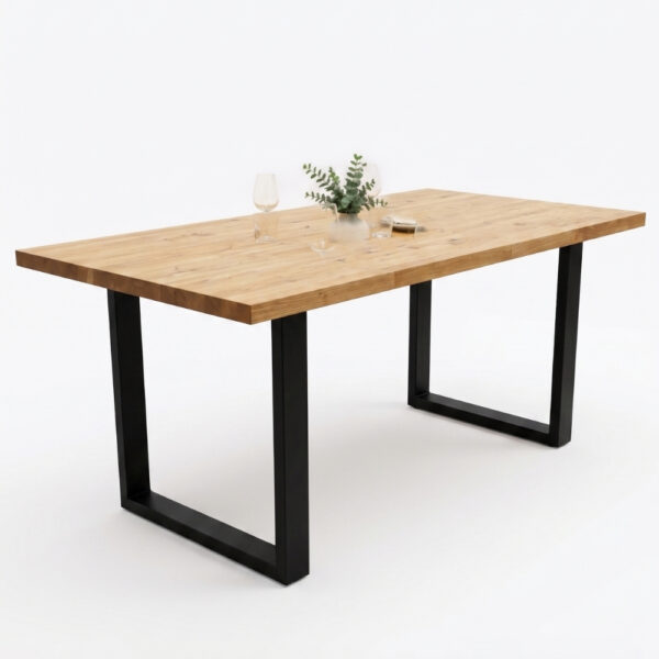 The Brooklyn Solid Wood Dinning Table (Multiple Textures)