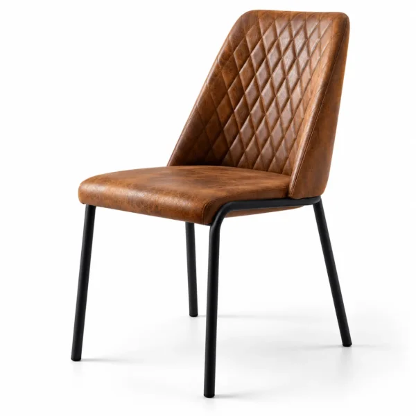 The Diamond Back Sleek Cafe/Restaurant Chair (Multiple Colors)