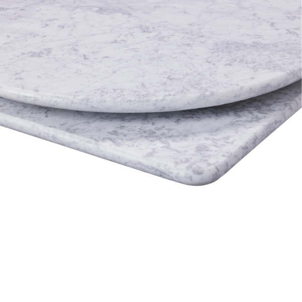 White Carrara Solid Marble (Square) (Multiple Sizes)