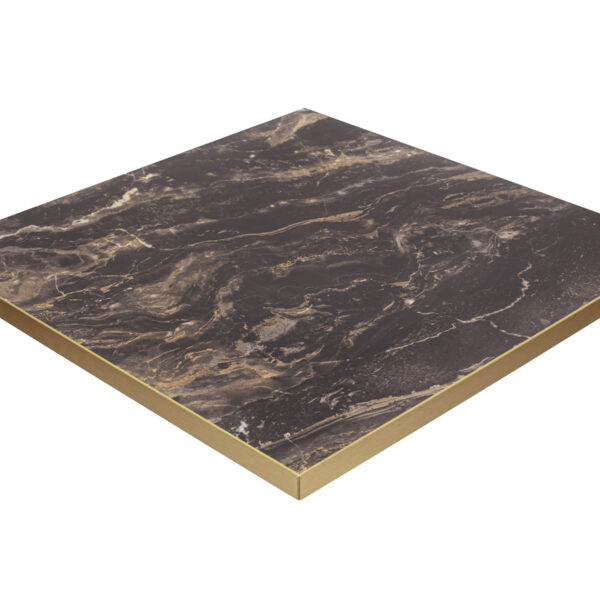 Cappuccino Gloss Marbled Square (Table Top) (Multiple Sizes)