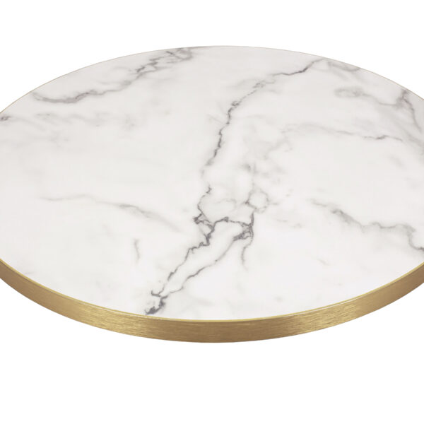 Calacutta Gloss Marbled Round (Table Top) Multiple Sizes