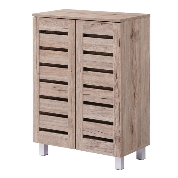 Euston Modern 2 Door Shoe Storage Cabinet