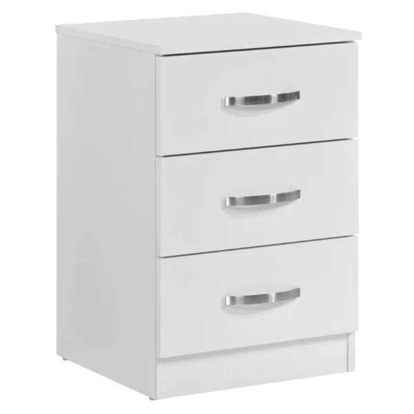 Paddington 3 Drawer Bedside Table